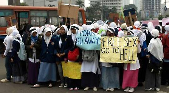 Kundgebung in Jakarta <br/>Foto von squid697