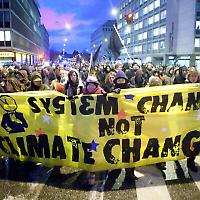 Demonstration beim Klimagipfel in Kopenhagen <br/>Foto von kk+