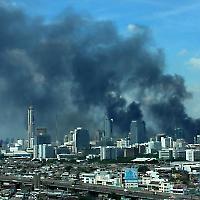 Bangkok unter Feuer <br/>Foto von Patrn