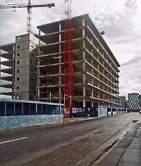 Das unfertige Gebäude der Anglo-Irish Bank steht als Sinnbild für die Kreditkrise: 23 Milliarden Euro kostete die Verstaatlichung <br/>Bild von William Murphy