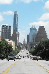Nähe zur Macht: Das Stratfor-Hauptquartier rechts vom texanischen Kapitol in Austin